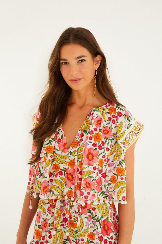Banana Flowers Blouse