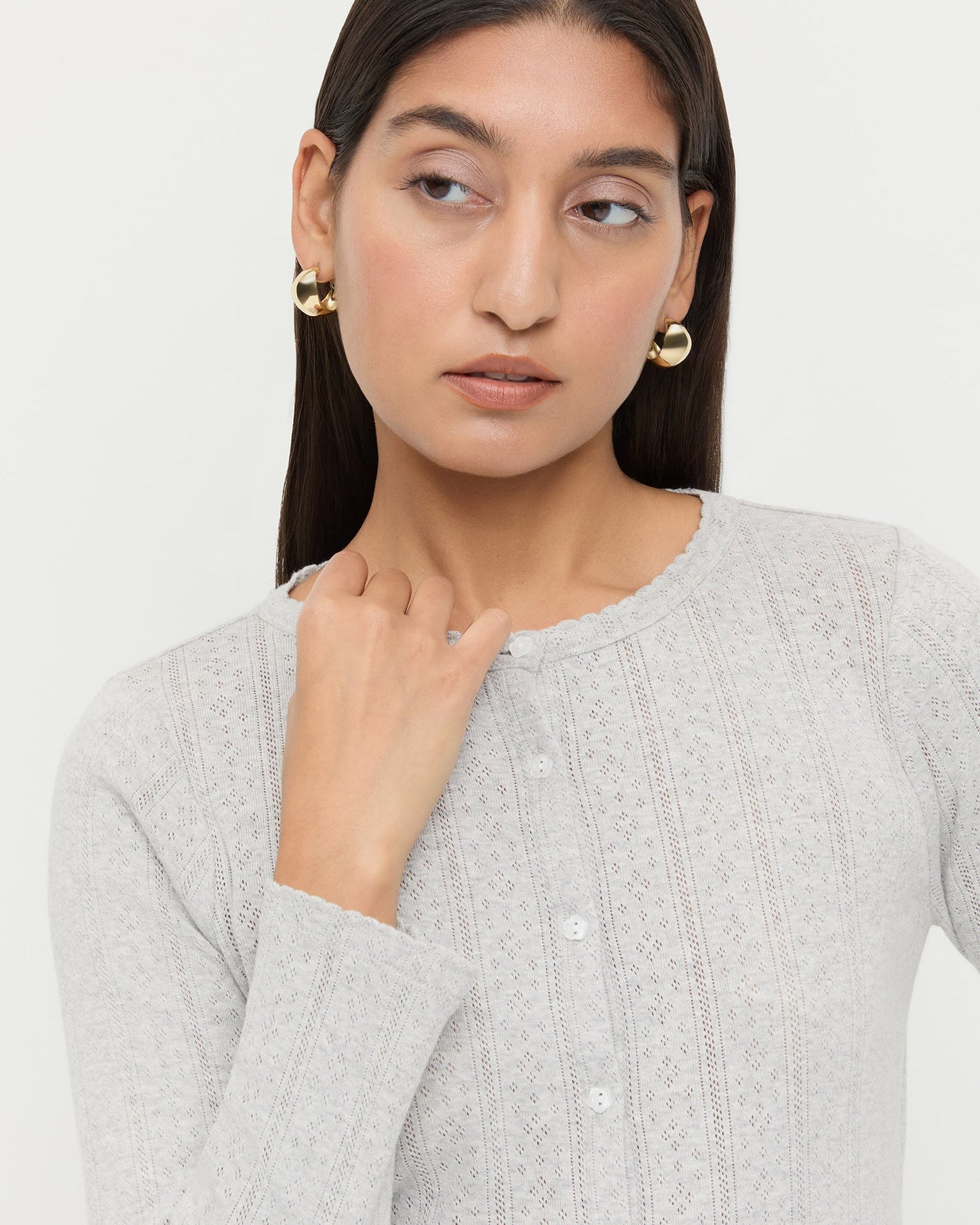 Ash Pointelle Cardigan