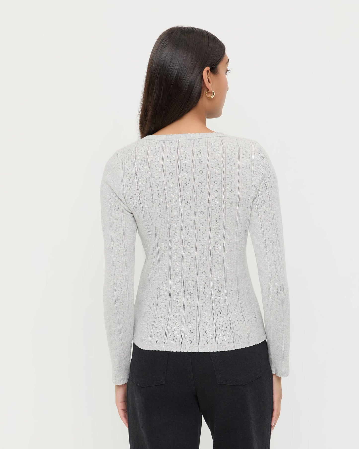 Ash Pointelle Cardigan