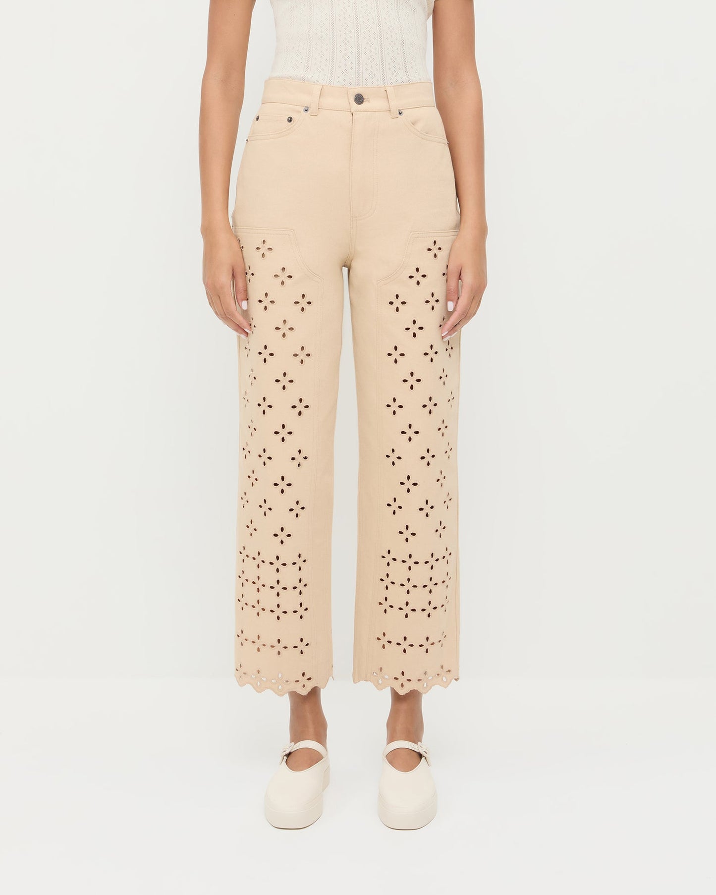 Demi Embroidered Pant