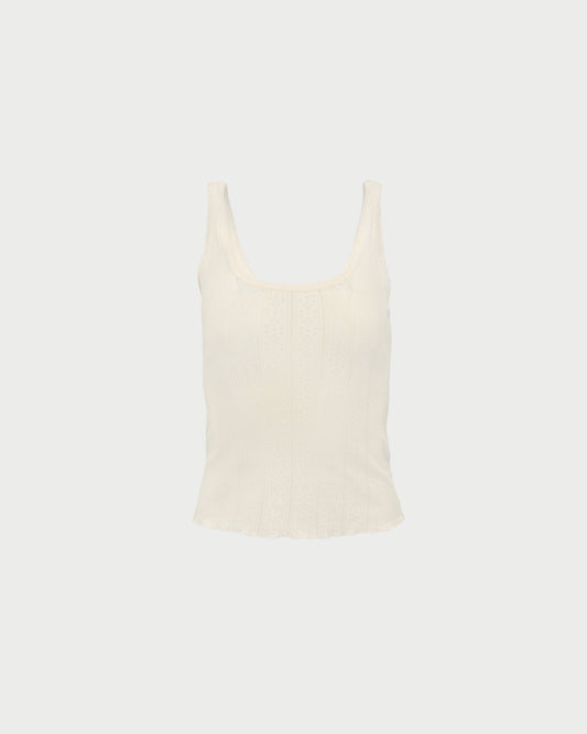 Rylee Pointelle Tank Top